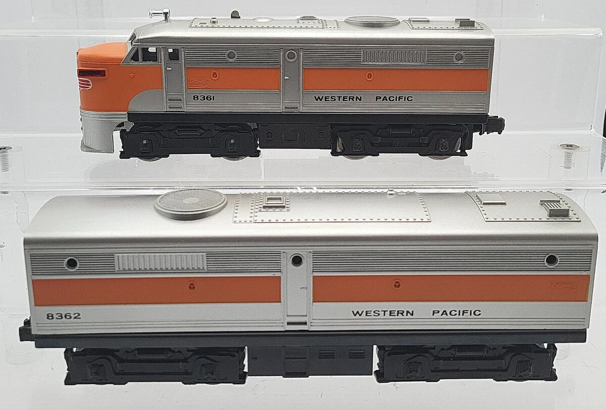 Lionel 6-8361 O Gauge Western Pacific Alco FA-2 AB Set EX/Box - Image 2