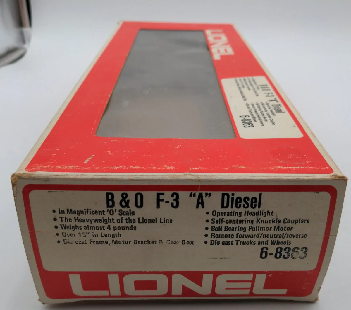Lionel 6-8363 O Gauge Baltimore & Ohio F3 Powered A Unit Diesel Locomotive VG/Box - Image 7