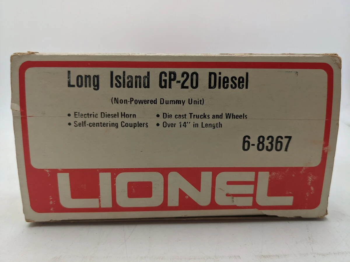 Lionel 6-8367 O Gauge Long Island GP20 Non-Powered Diesel Locomotive VG/Box - Image 7