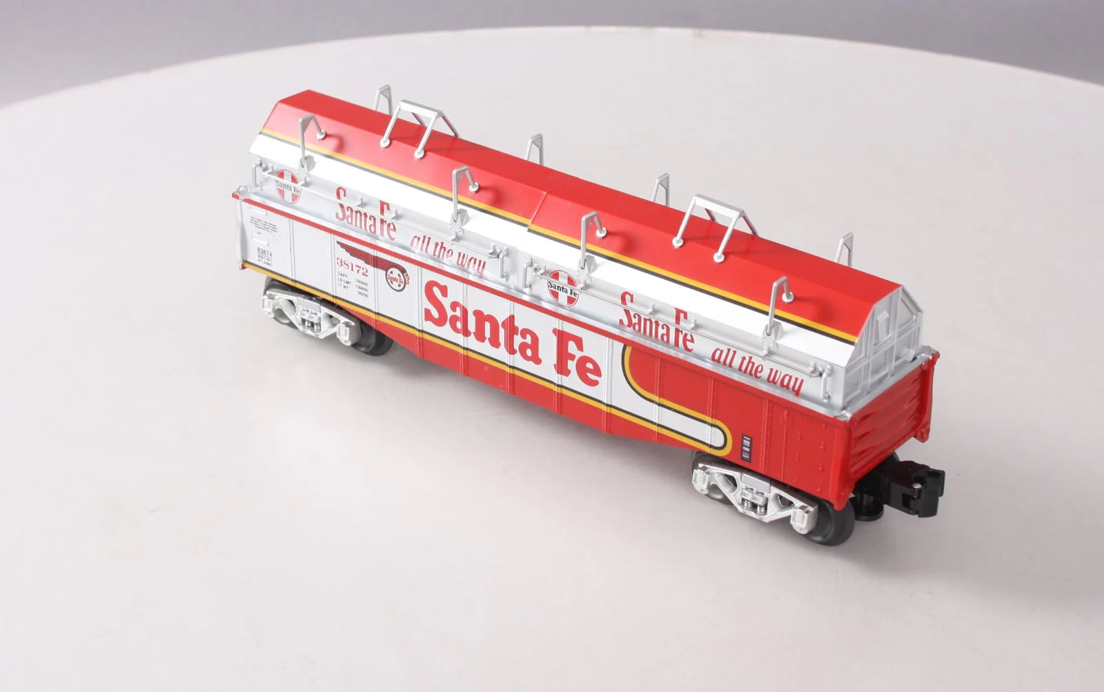 Lionel 6-83874 O Gauge Santa Fe Gondola w/ Coil Cover #38172 EX/Box - Image 6