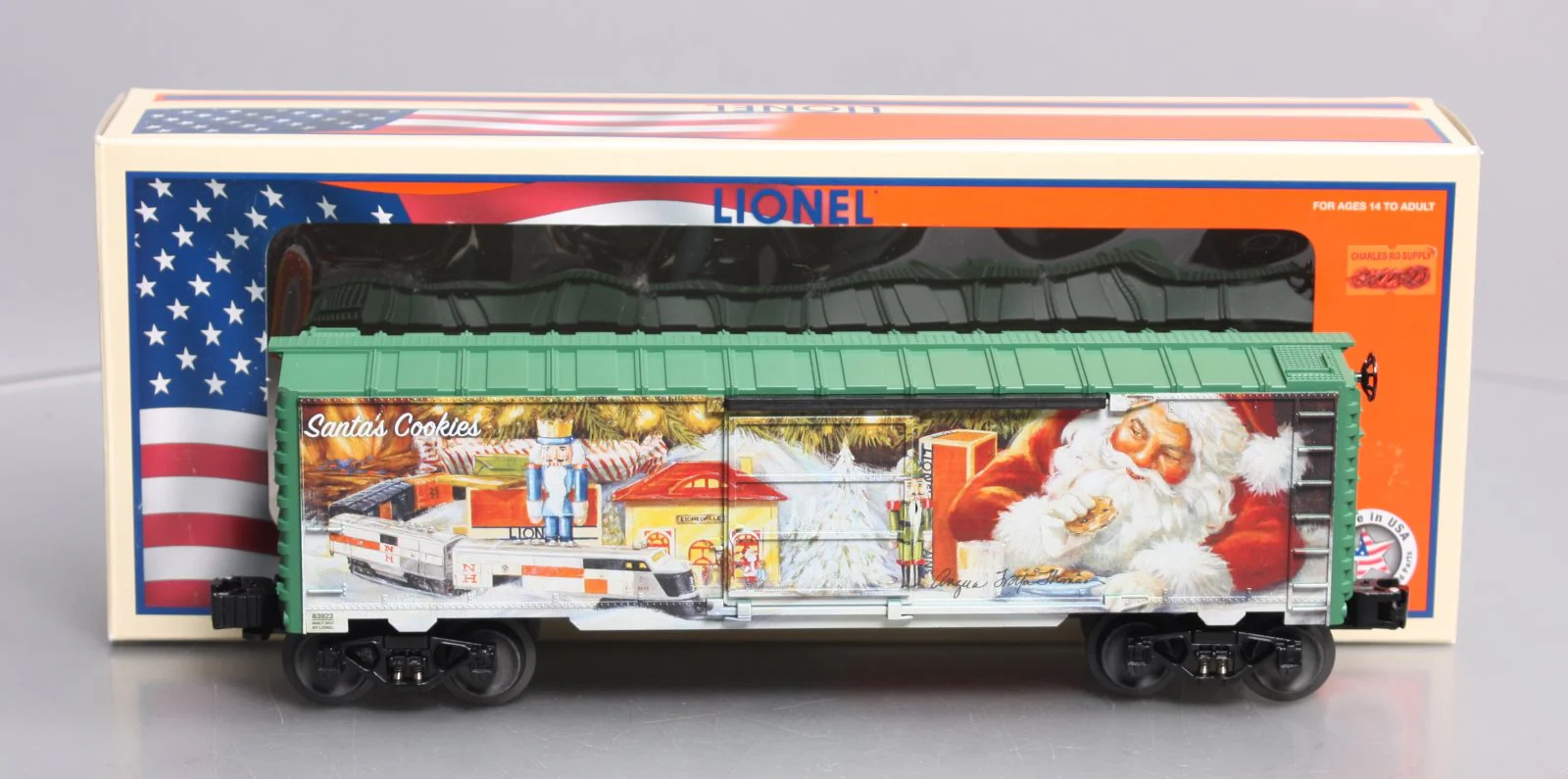 Lionel 6-83923 O Gauge Angela Trotta Thomas Santa's Cookies Boxcar LN/Box