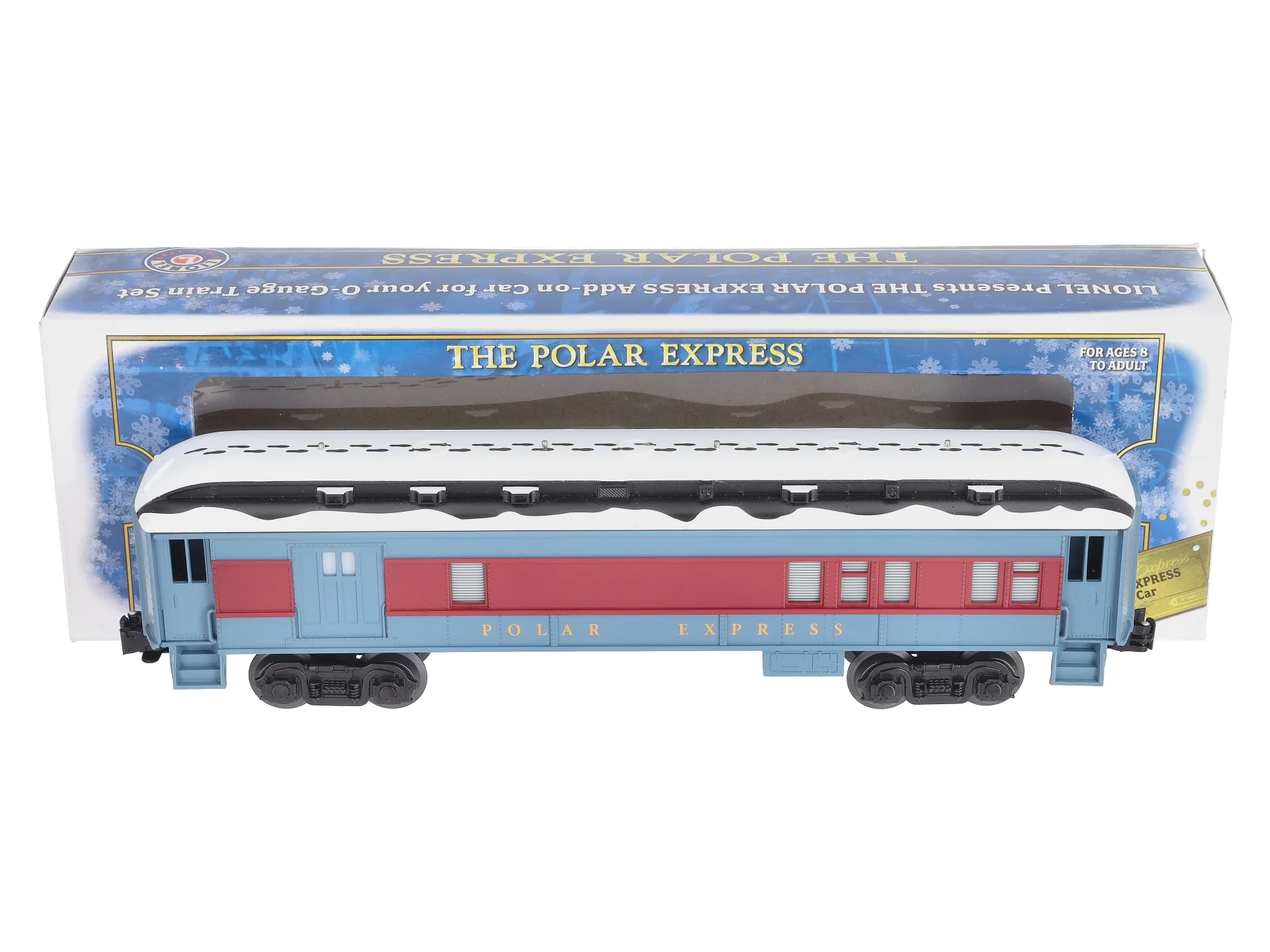 Lionel 6-84600 O The Polar Express Lighted Combination Car w/ Snow Roof LN/Box