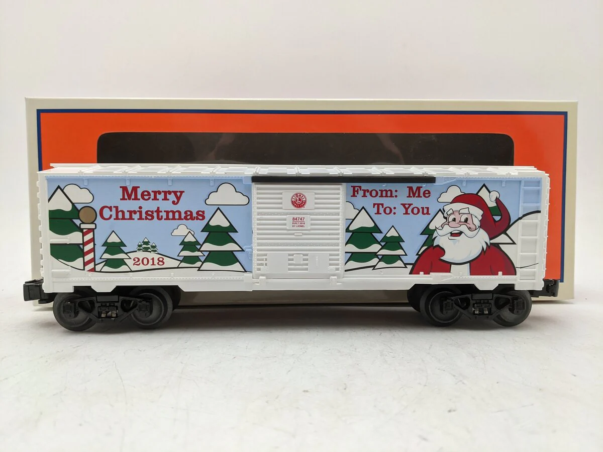 Lionel 6-84747 O 2018 Christmas Boxcar LN/Box