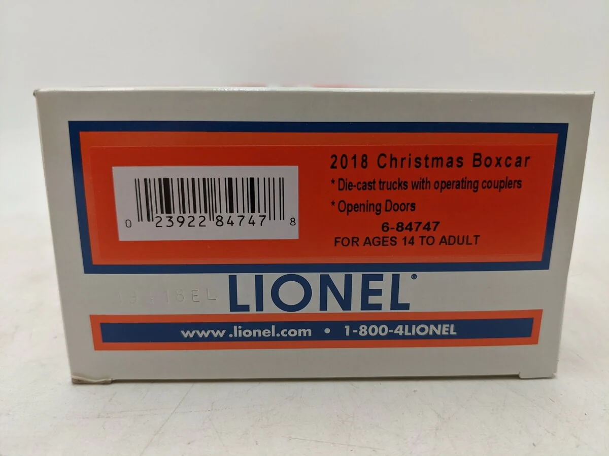 Lionel 6-84747 O 2018 Christmas Boxcar LN/Box - Image 7