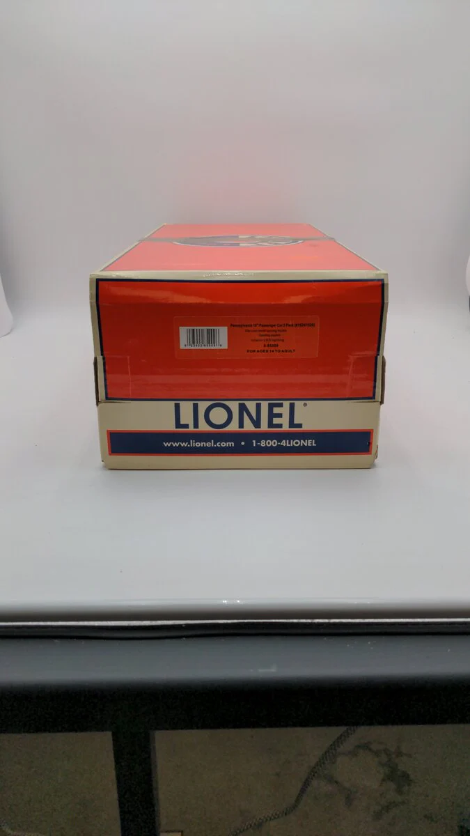 Lionel 6-85009 O Pennsylvania 18" Passenger Car Set #1524/1526 (Pack of 2) EX/Box - Image 9