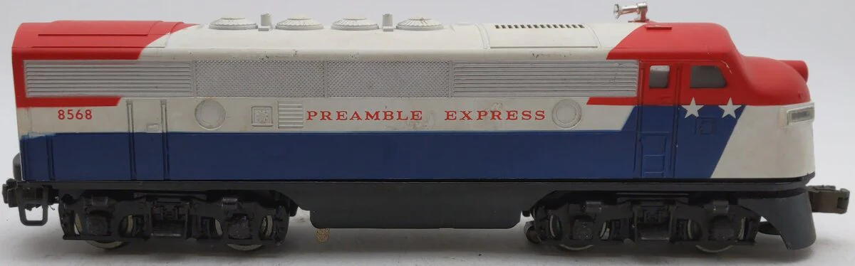 Lionel 6-8568 O Gauge Preamble Express F3 A Diesel Locomotive/Box - Image 2