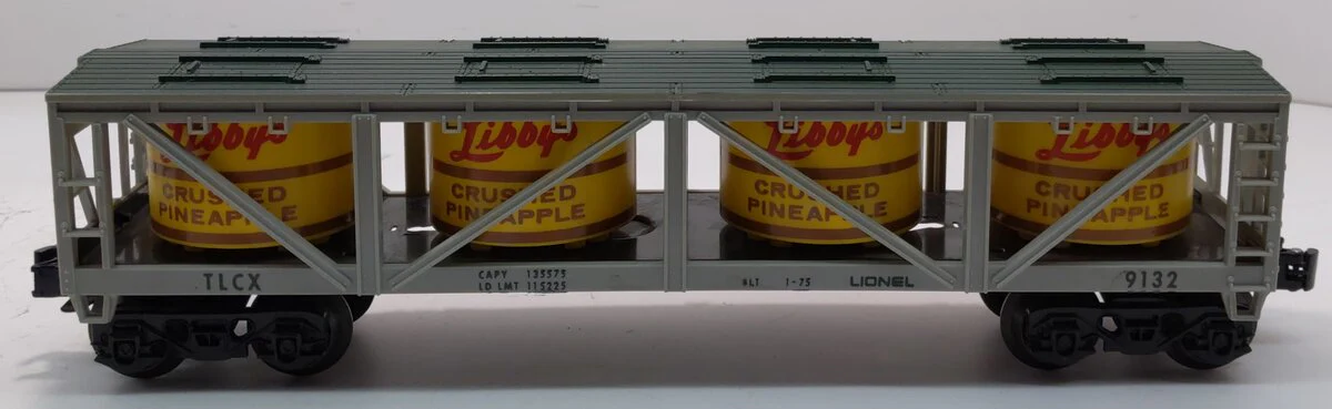 Lionel 6-9132 O Gauge Libbys Crushed Pineapple Vat Car VG/Box - Image 2