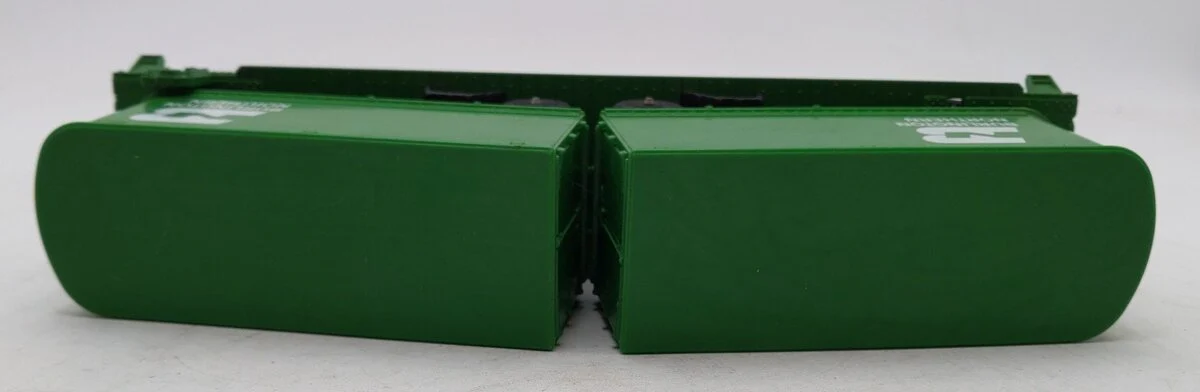 Lionel 6-9133 O Gauge Burlington Northern Flatcar #9133 with Trailers EX/Box - Image 3