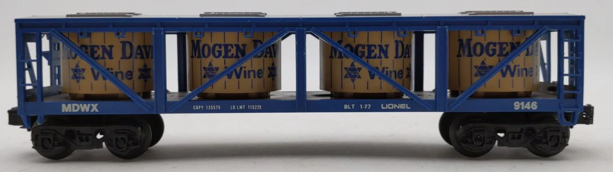 Lionel 6-9146 O Gauge Mogen David Wine Car LN/Box - Image 2