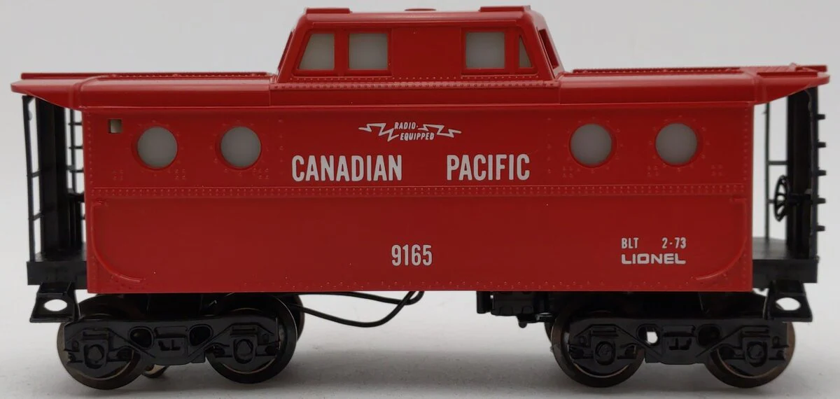 Lionel 6-9165 O Gauge Canadian Pacific N5C Porthole Lighted Caboose EX