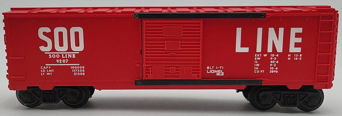 Lionel 6-9207 O Gauge Soo Line Boxcar #9207 VG/Box - Image 2