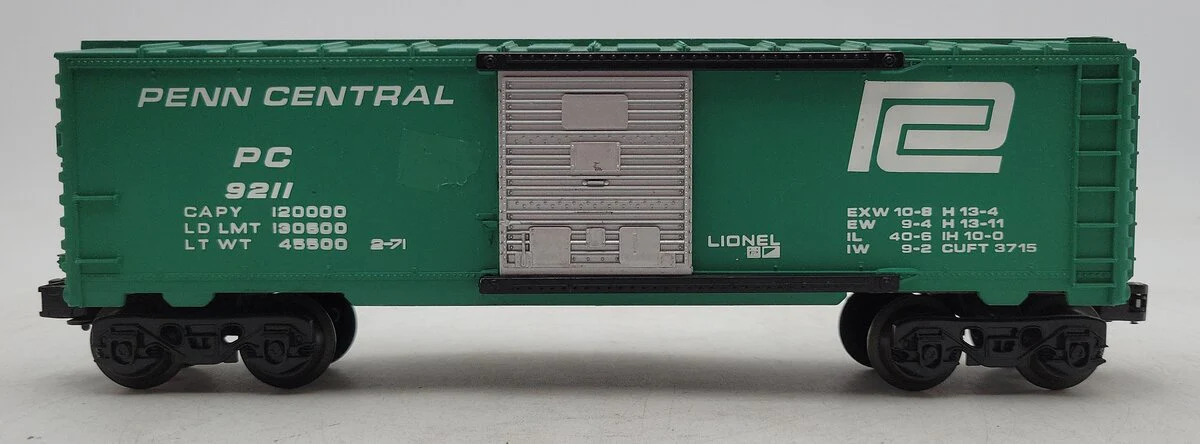 Lionel 6-9211 O Gauge Penn Central Boxcar EX/Box - Image 2