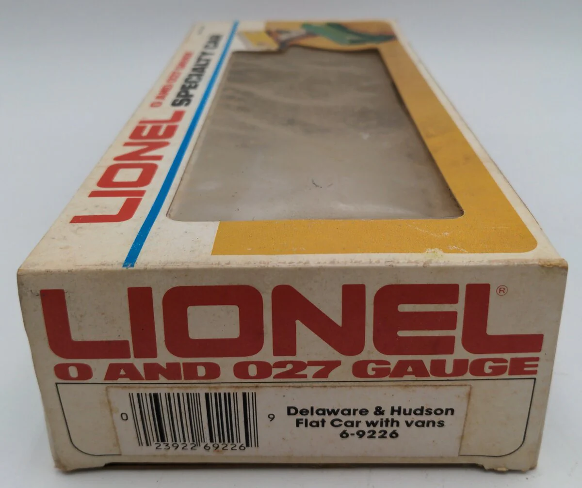 Lionel 6-9226 O Gauge Delaware and Hudson Flatcar with 2 Trailers VG/Box - Image 6