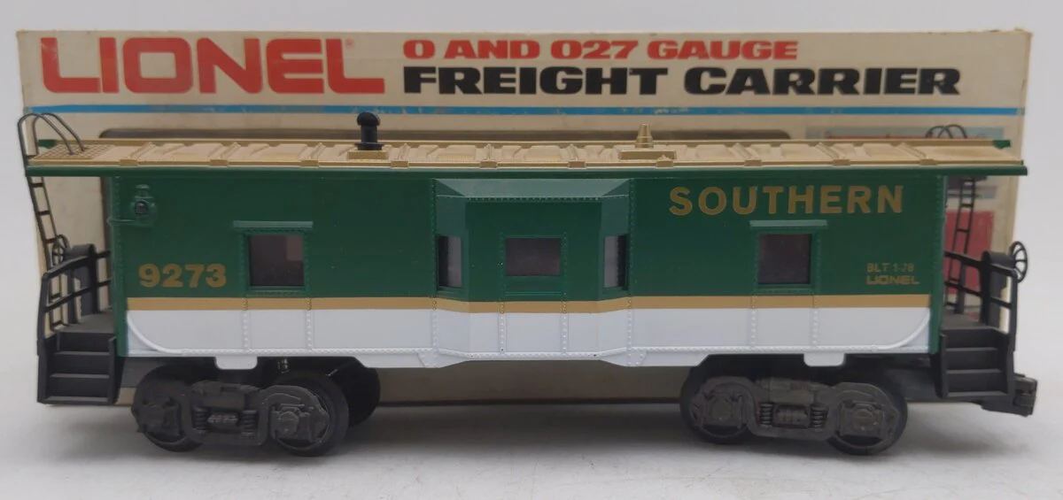 Lionel 6-9273 O Gauge Southern Bay Window Lighted Caboose EX/Box
