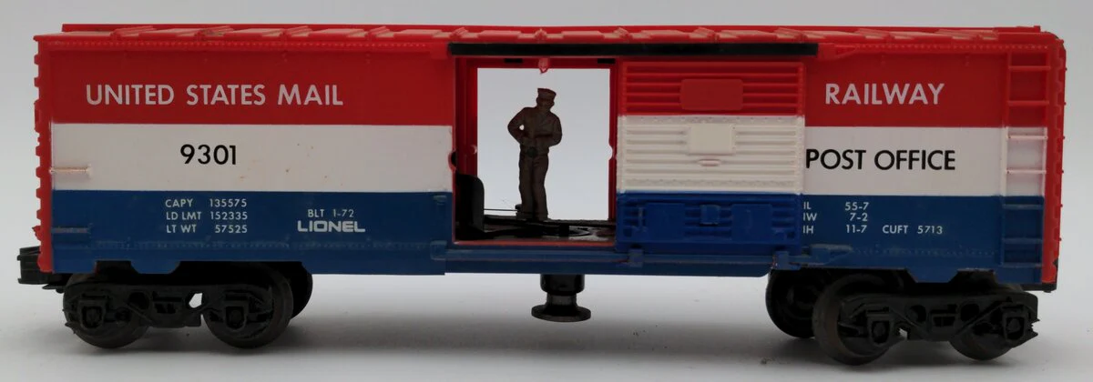 Lionel 6-9301 O Gauge US Mail Operating Boxcar #9301 - Without Mailbag VG/Box - Image 3