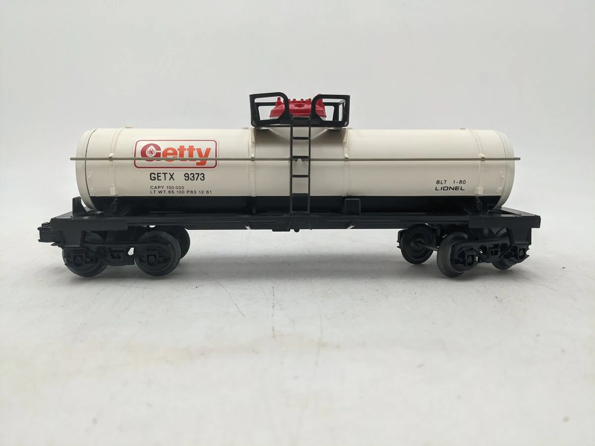 Lionel 6-9373 O Gauge Getty Oil Single Dome Tank Car EX - Image 2