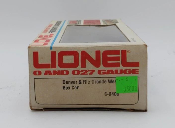 Lionel 6-9406 O Gauge Denver and Rio Grande West Cookie Box Boxcar EX/Box - Image 3