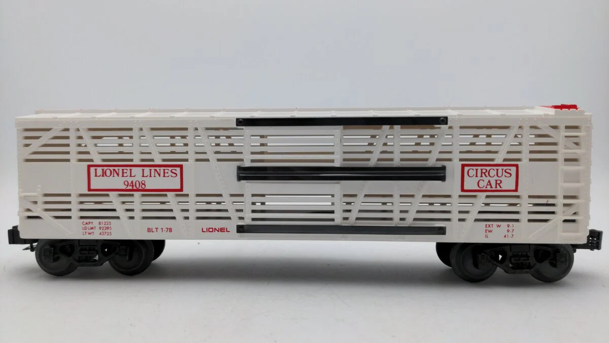 Lionel 6-9408 O Gauge Circus Stock/Animal Car #9408 EX/Box - Image 2