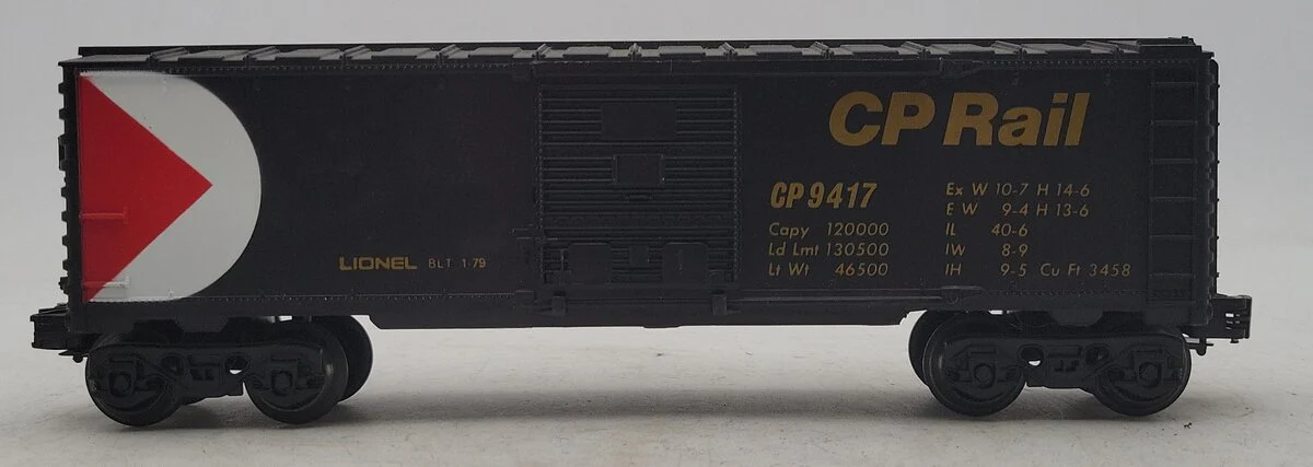 Lionel 6-9417 O Gauge CP Rail Boxcar EX