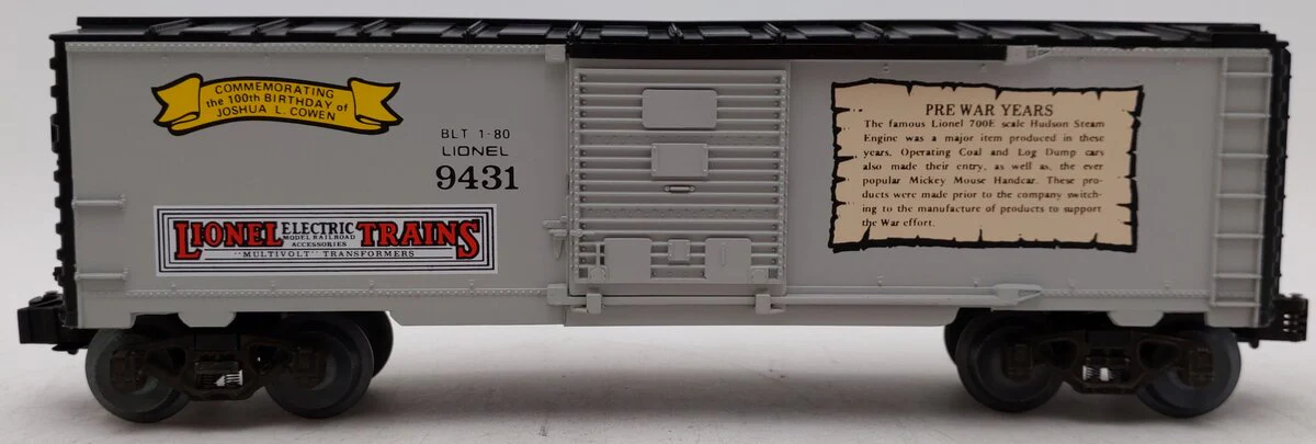 Lionel 6-9431 O Gauge Joshua Lionel Cowen The Prewar Years Boxcar EX/Box - Image 2