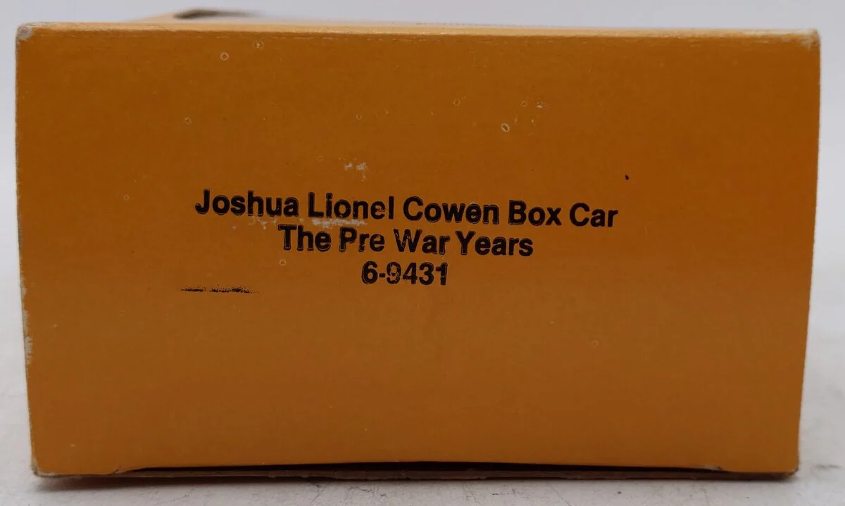 Lionel 6-9431 O Gauge Joshua Lionel Cowen The Prewar Years Boxcar EX/Box - Image 9