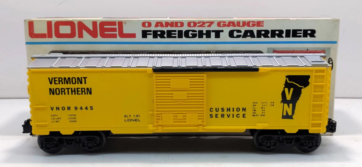 Lionel 6-9445 O Gauge Vermont Northern Boxcar LN/Box