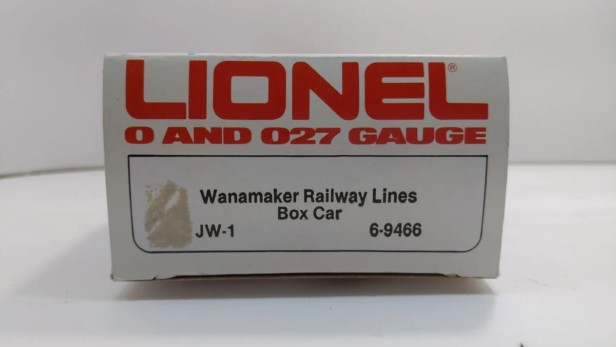 Lionel 6-9466 O Gauge Wanamaker Railway Lines Boxcar EX/Box - Image 7
