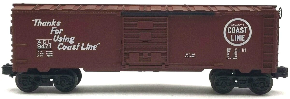 Lionel 6-9471 O Gauge Atlantic Coast Line Boxcar VG/Box - Image 4