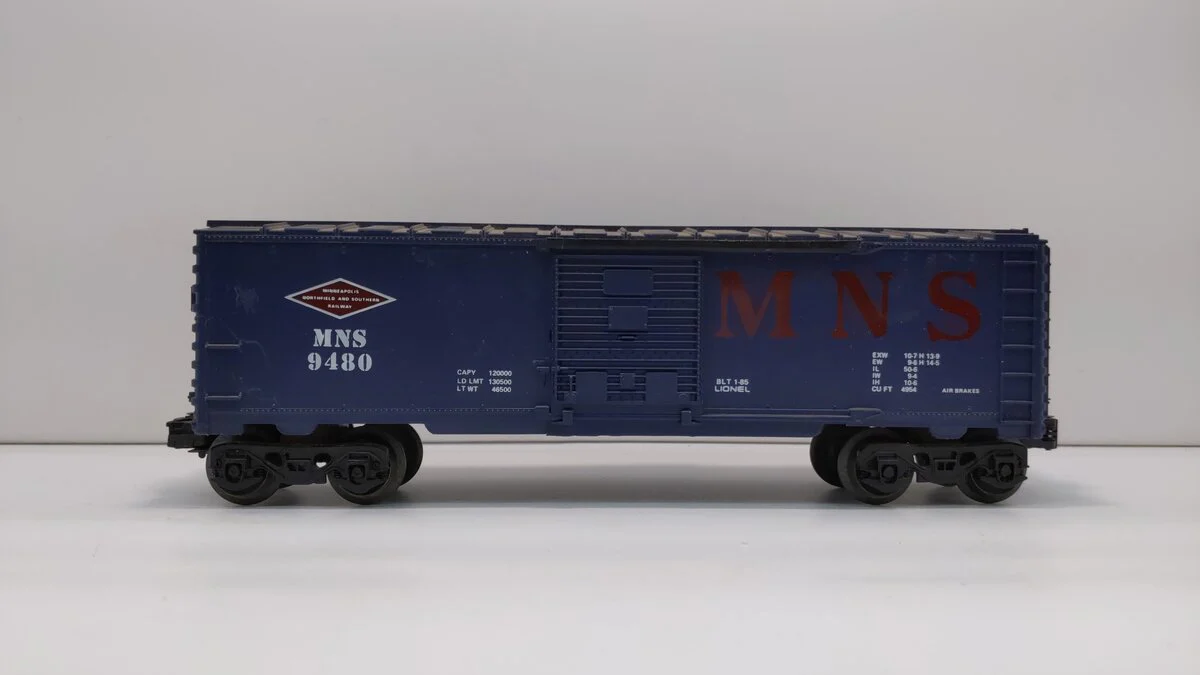 Lionel 6-9480 O Gauge Minneapolis, Northfield, & Southern Box Car #9480 LN/Box - Image 2