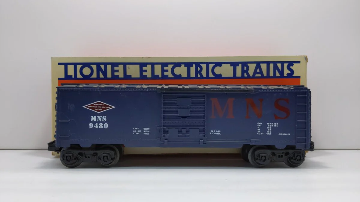 Lionel 6-9480 O Gauge Minneapolis, Northfield, & Southern Box Car #9480 LN/Box - Image 2