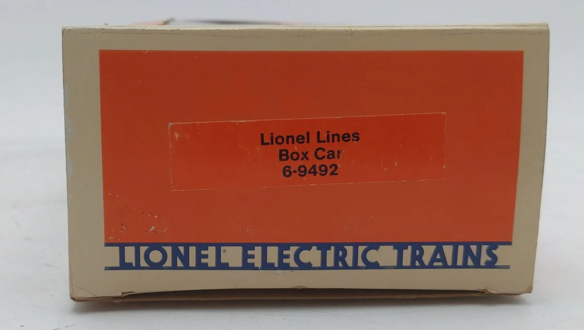 Lionel 6-9492 O Gauge Lionel Lines Orange/Blue Boxcar EX/Box - Image 7