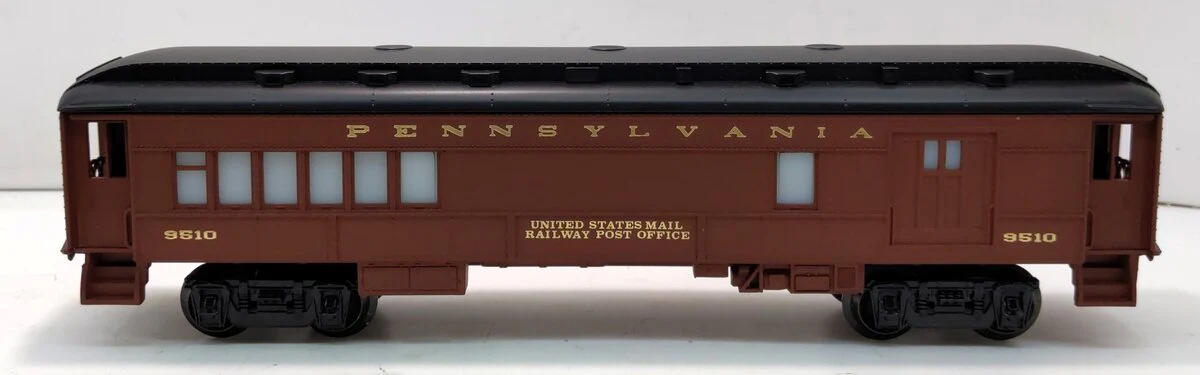 Lionel 6-9510 O27 Pennsylvania Mail Combo Baggage/Passenger Car EX/Box - Image 2