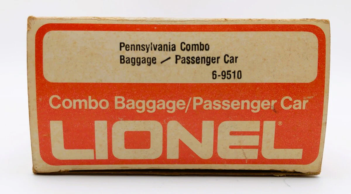 Lionel 6-9510 O27 Pennsylvania Mail Combo Baggage/Passenger Car EX/Box - Image 4