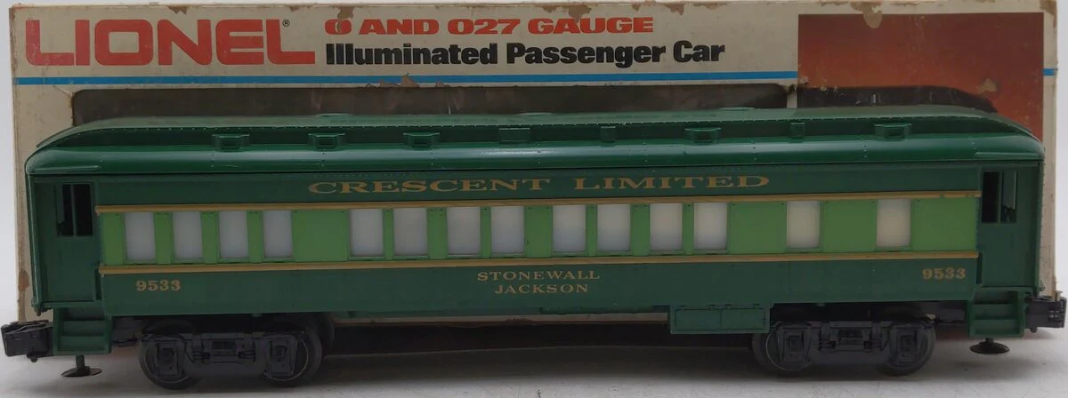 Lionel 6-9533 O Gauge Southern "Stonewall Jackson" Crescent Passenger Car #9533 EX/Box