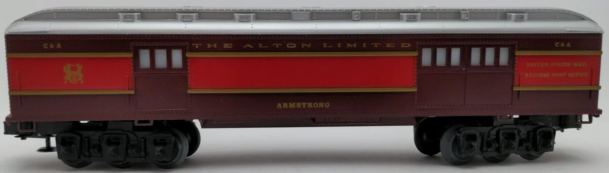 Lionel 6-9554 O Gauge Chicago & Alton "Armstrong" Baggage Car EX/Box - Image 3
