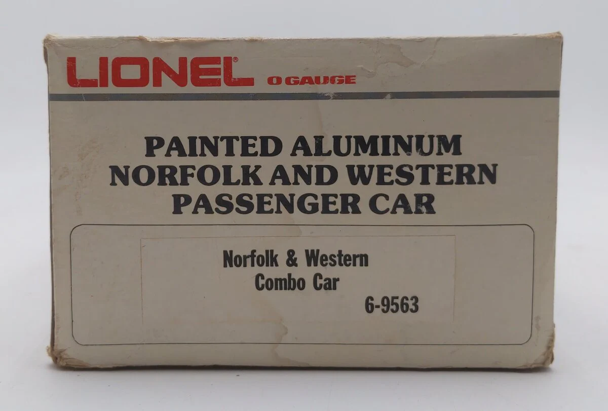 Lionel 6-9563 O Gauge Norfolk & Western Aluminum Combo Car #578 EX/Box - Image 7