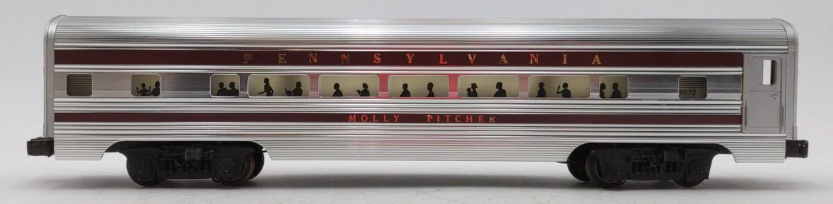 Lionel 6-9572 O Gauge Pennsylvania "Molly Pitcher" Aluminum Coach Passenger Car EX/Box - Image 2