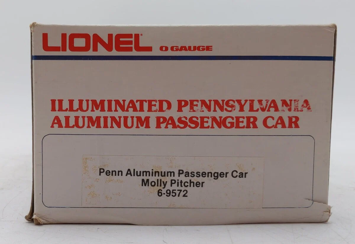 Lionel 6-9572 O Gauge Pennsylvania "Molly Pitcher" Aluminum Coach Passenger Car EX/Box - Image 5