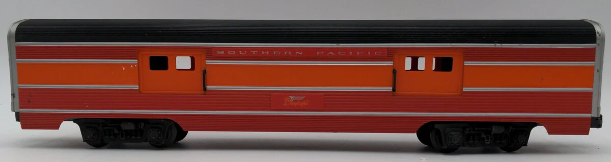 Lionel 6-9589 O Gauge Southern Pacific Daylight Aluminum Baggage Car VG