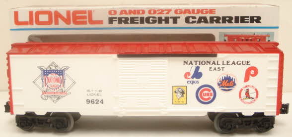 Lionel 6-9624 O Gauge National League East Boxcar LN/Box