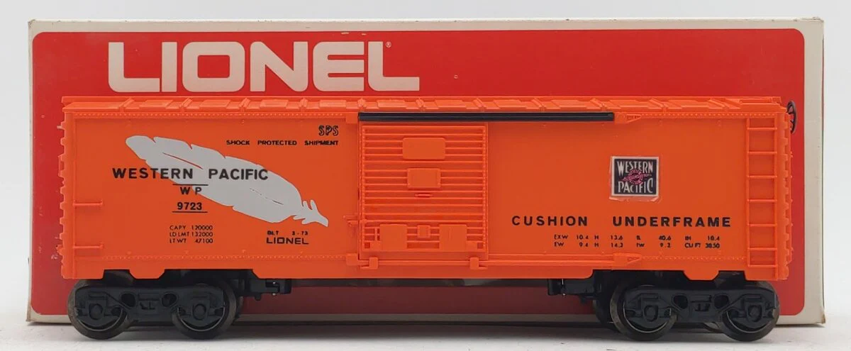 Lionel 6-9723 O Gauge Western Pacific Boxcar LN/Box