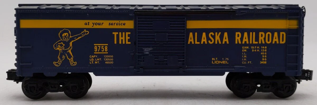 Lionel 6-9758 O Gauge Alaska Railroad Boxcar EX - Image 2