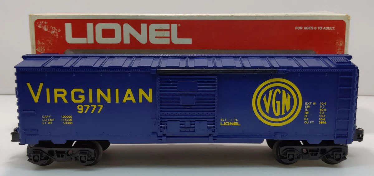 Lionel 6-9777 O Gauge Virginian Boxcar EX/Box