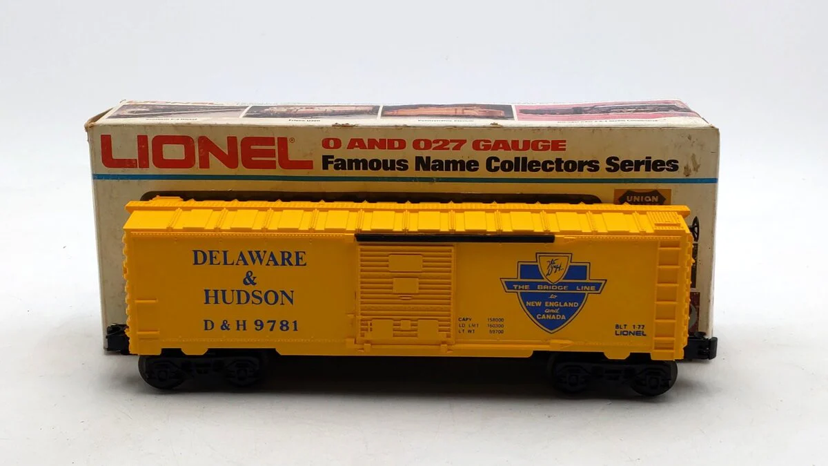 Lionel 6-9781 O Gauge Delaware & Hudson Boxcar EX/Box