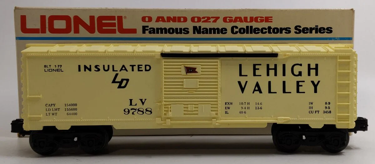 Lionel 6-9788 O Gauge Lehigh Valley Boxcar EX/Box