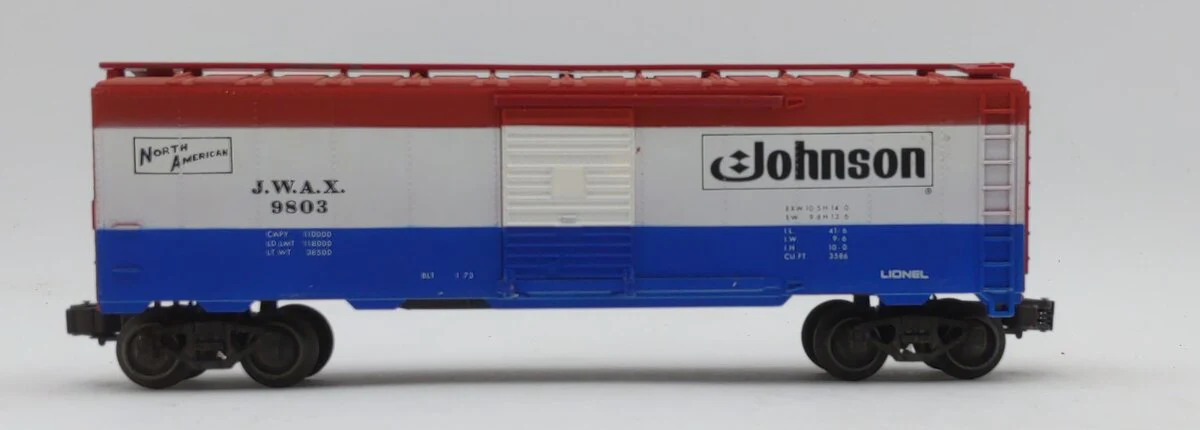 Lionel 6-9803 O Gauge Johnson Wax Box Car LN/Box - Image 2
