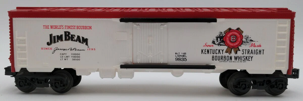 Lionel 6-9835 O Gauge Jim Beam Billboard Reefer EX/Box - Image 2