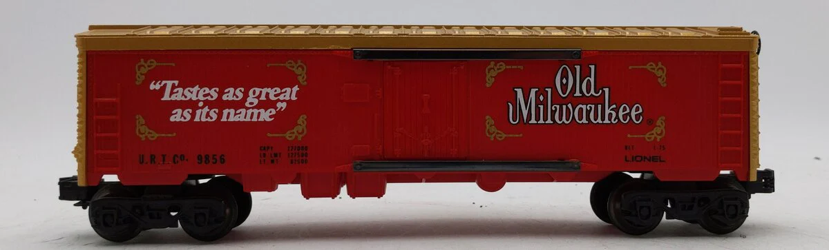 Lionel 6-9856 O Gauge Old Milwaukee Beer Billboard Reefer Car LN/Box - Image 2