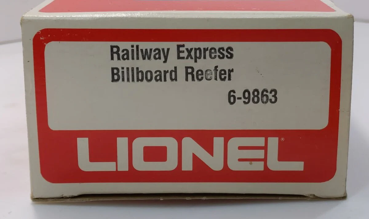 Lionel 6-9863 O Gauge REA Reefer Car #9863 LN/Box - Image 4