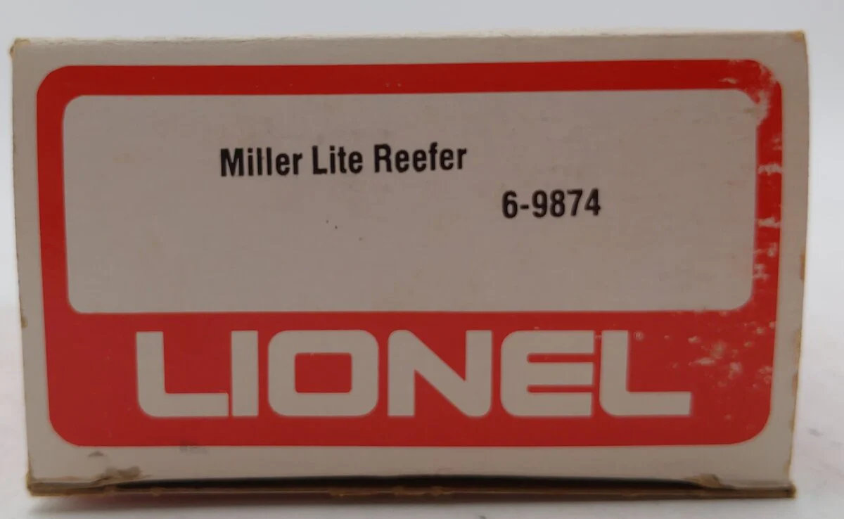 Lionel 6-9874 O Gauge Miller Lite Beer Billboard Reefer Car EX/Box - Image 5